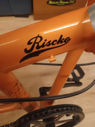 Bicicleta Plegable Riscko Metric Naranja