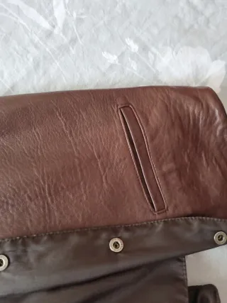 Chaleco de Piel Marrón