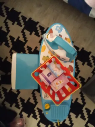 Juego lavadora, tabla y plancha infantil