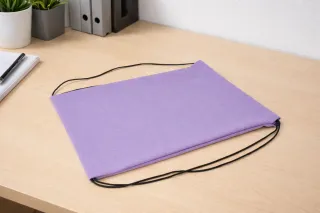 Mochila 100% Lana natural color lila