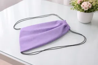 Mochila 100% Lana natural color lila