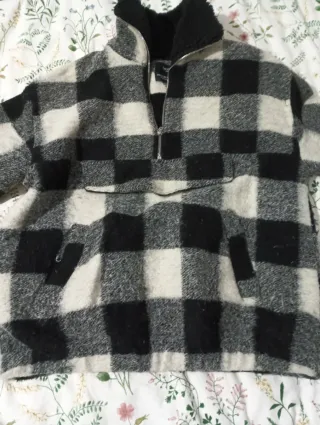 Chaqueta cuadros mujer