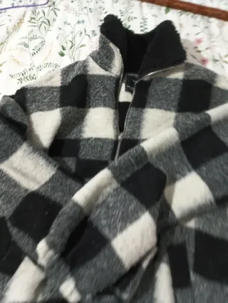 Chaqueta cuadros mujer