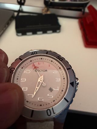 Orologio Sector Donna Pelle Bianco Argento