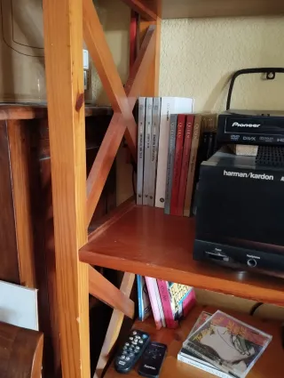 Conjunto 2 Estanterías Madera