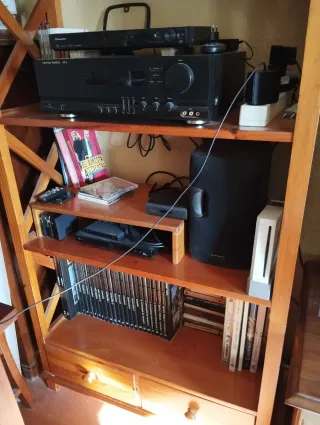 Conjunto 2 Estanterías Madera