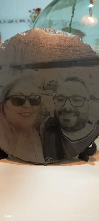 Placa personalizada foto