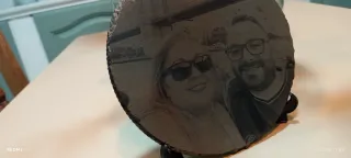 Placa personalizada foto