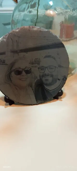 Placa personalizada foto