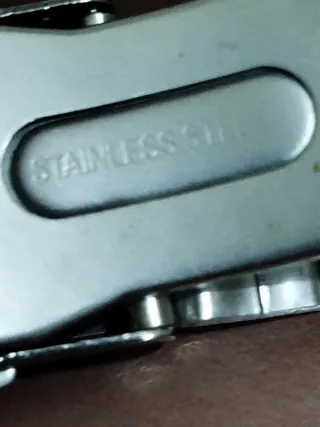 Correa de acero Wenger plateada