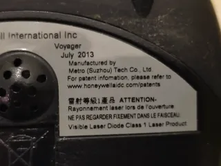 4 Scanner Codice a Barre Honeywell Voyager 9520