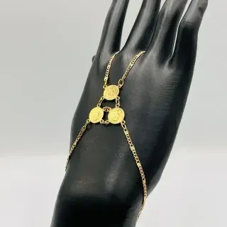 PULSERA MANITA MANITA 3 MONEDAS.
