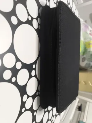 Porta CD nero zip, capienza 56 CD