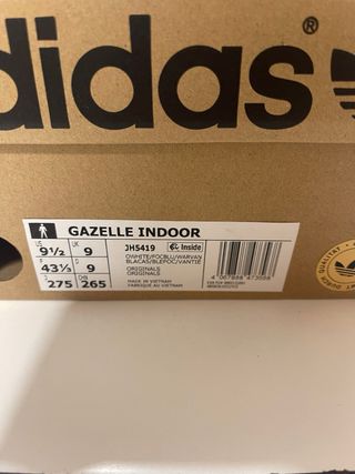 Zapatillas Adidas Gazelle Team Negras Rojas