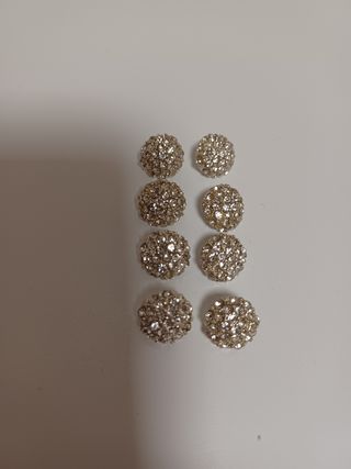 Bottoni gioiello argento