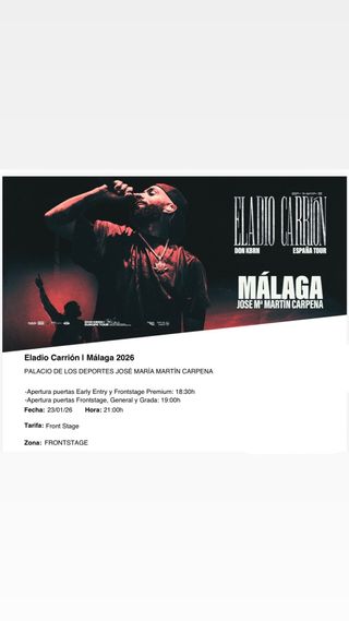 ELADIO CARRION MALAGA 2026