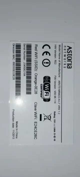 Router Livebox WiFi AC Orange