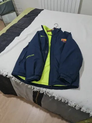 Chaqueta Nike FC Barcelona Azul y Amarillo