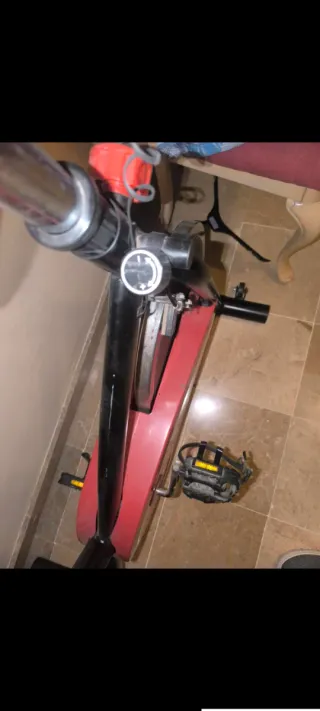 Bicicleta de Spinning Roja