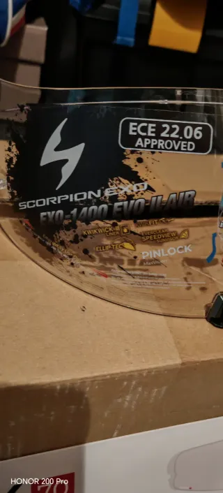 Visera Scorpion Exo 1400 Evo II Air