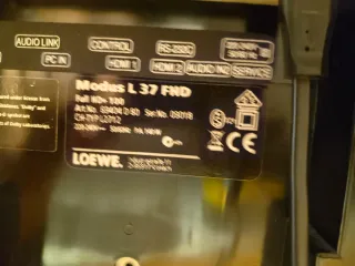 Televisión Loewe 37 Negra