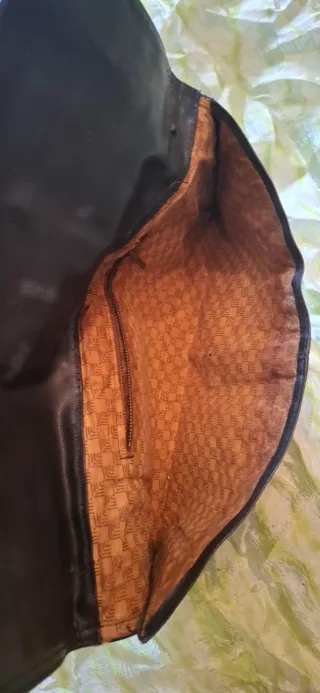 Borsello vintage pelle vitello anni '70