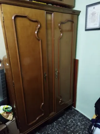 Armario clásico 2 puertas madera