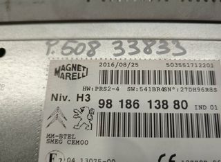 Peugeot 2095282 9818613880 sistema navegación 508