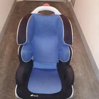 Silla de coche Hauck azul y negro