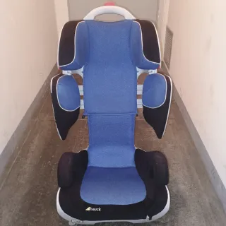 Silla de coche Hauck azul y negro