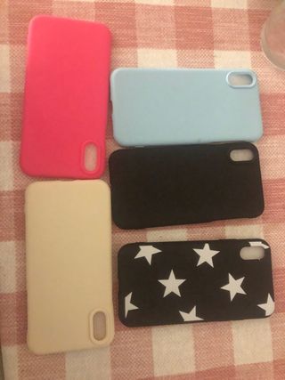 Fundas iPhone X (varios colores)