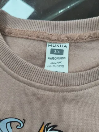 Sudadera Mukua Niña Rosa Dibujo Villanas Disney