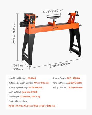 Torno Vertical de Carpinteria