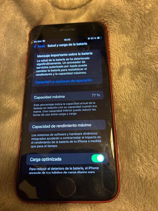 iPhone SE 2020 Negro/Rojo