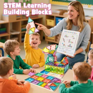 Baldosas Magnéticas Glitter Diamond Set