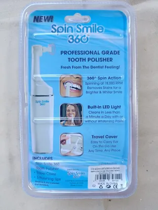 Spin Smile 360 Lucidatrice Denti Professionale