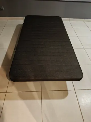 Somier Base Tapizada 90cm + Patas
