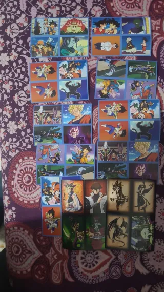 Cromos Dragon Ball Universal en plancha
