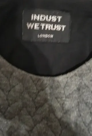 Vestido invierno gris acolchado Indust Wetrus