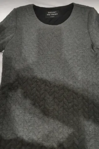 Vestido invierno gris acolchado Indust Wetrus