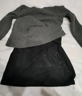 Vestido invierno gris acolchado Indust Wetrus