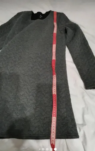 Vestido invierno gris acolchado Indust Wetrus