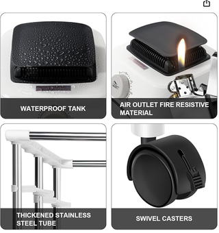 Secador de ropa eléctrico portátil