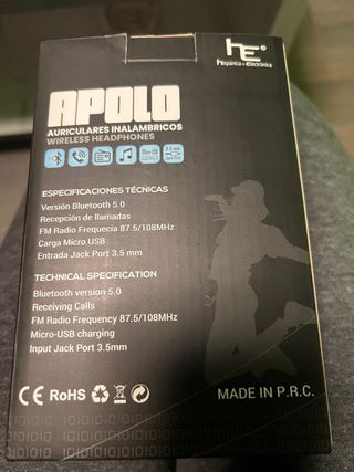 Auriculares Inalámbricos APOLO Blancos