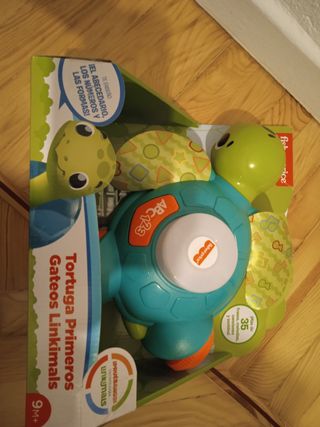 Juguete 9M+ Tortuga con luz y sonidos