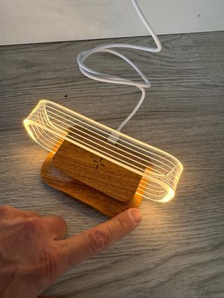 Lámpara Escritorio Wanjiaone con Cargador Inalámbr