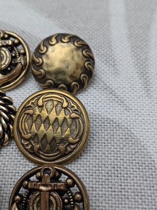 Bottoni vintage dorati