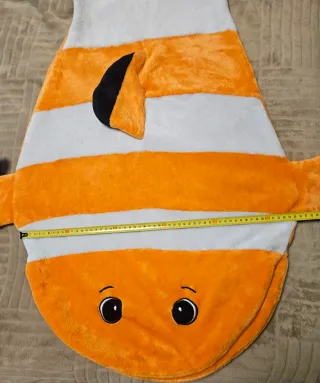 Manta saco dormir tiburón y pez Nemo