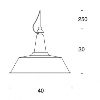 Lampada HUNA avorio Fontana Arte