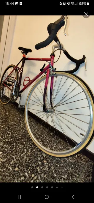 Bicicleta Peugeot Clásica Rosa -